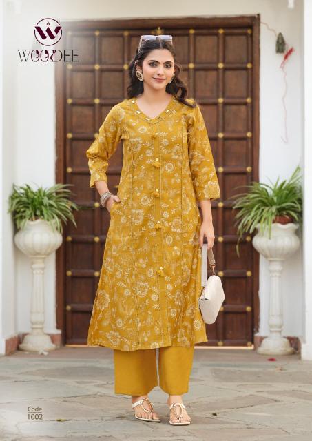 Woodee mahika a line coord set online cloth wholesale market